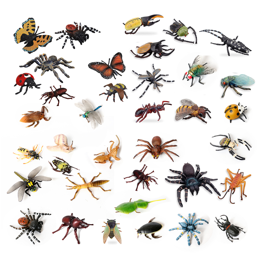 Realistic Plastic Bugs Figurin - Bonsai Garden Ideas ulasan dan harga