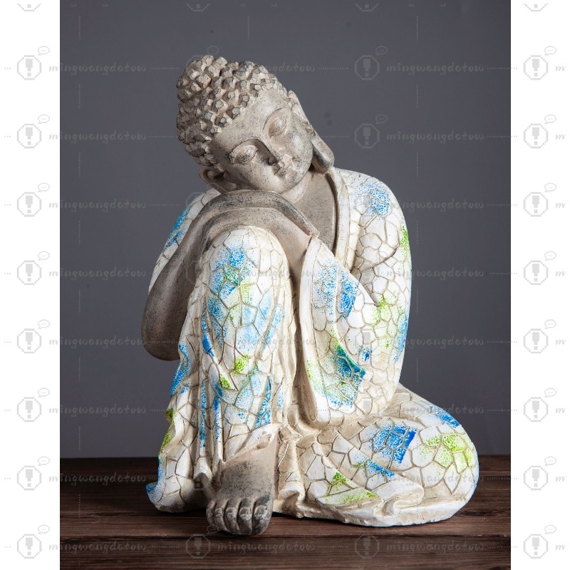 Mini Buddha Statue Ornament, N - Bonsai Garden Usa ulasan dan harga