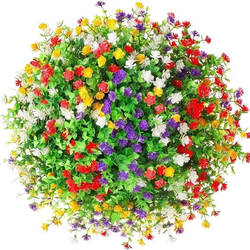 3/6pcs Artificial Plant Flower - Bonsai Garden Ideas ulasan dan harga