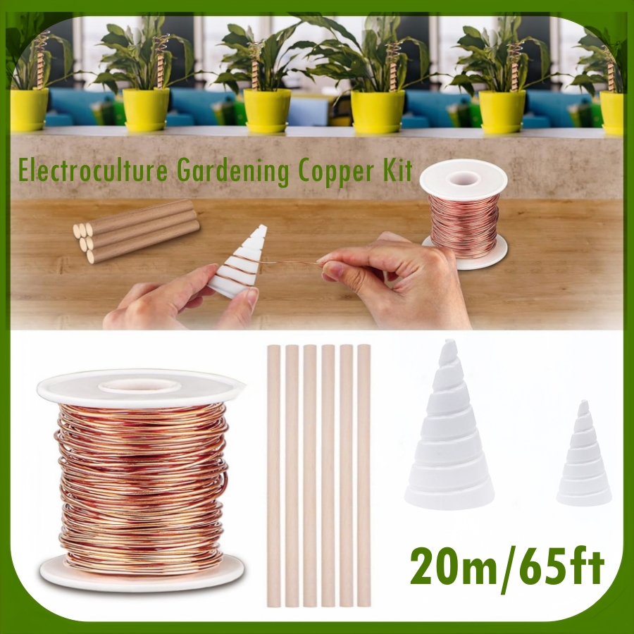 20m/65ft Electroculture Garden - Copper Wire Roll ulasan dan harga