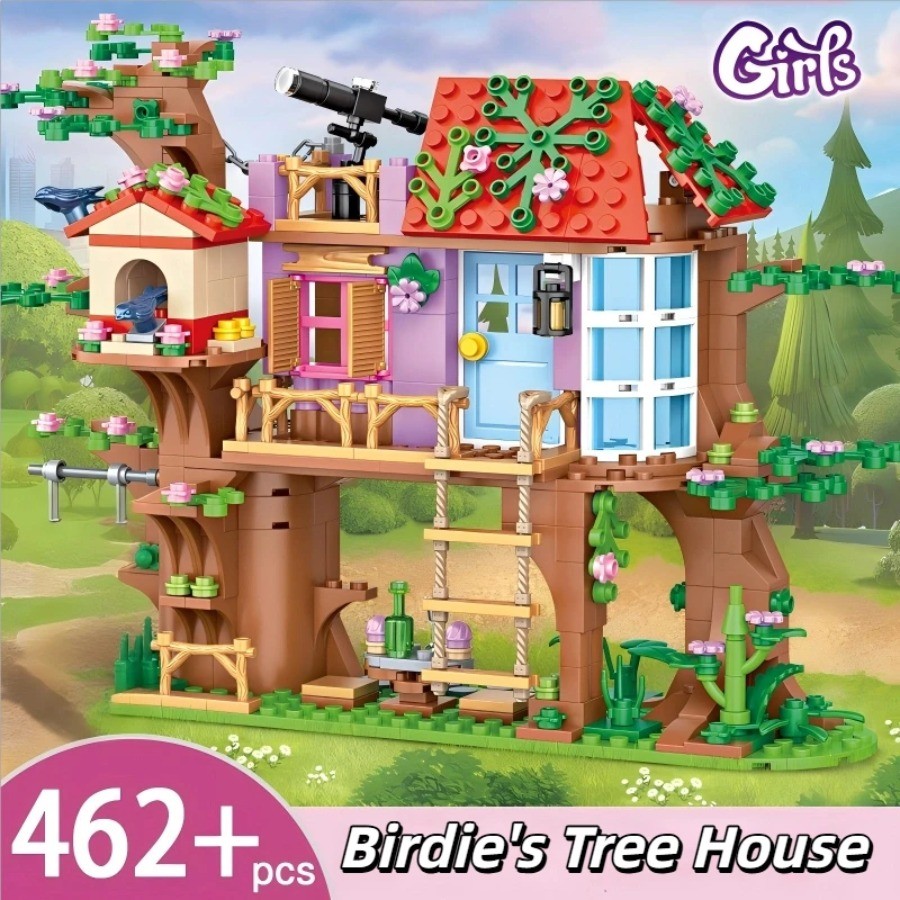 462pcs City Friends Bird Tree  - Bonsai Garden Ideas ulasan dan harga