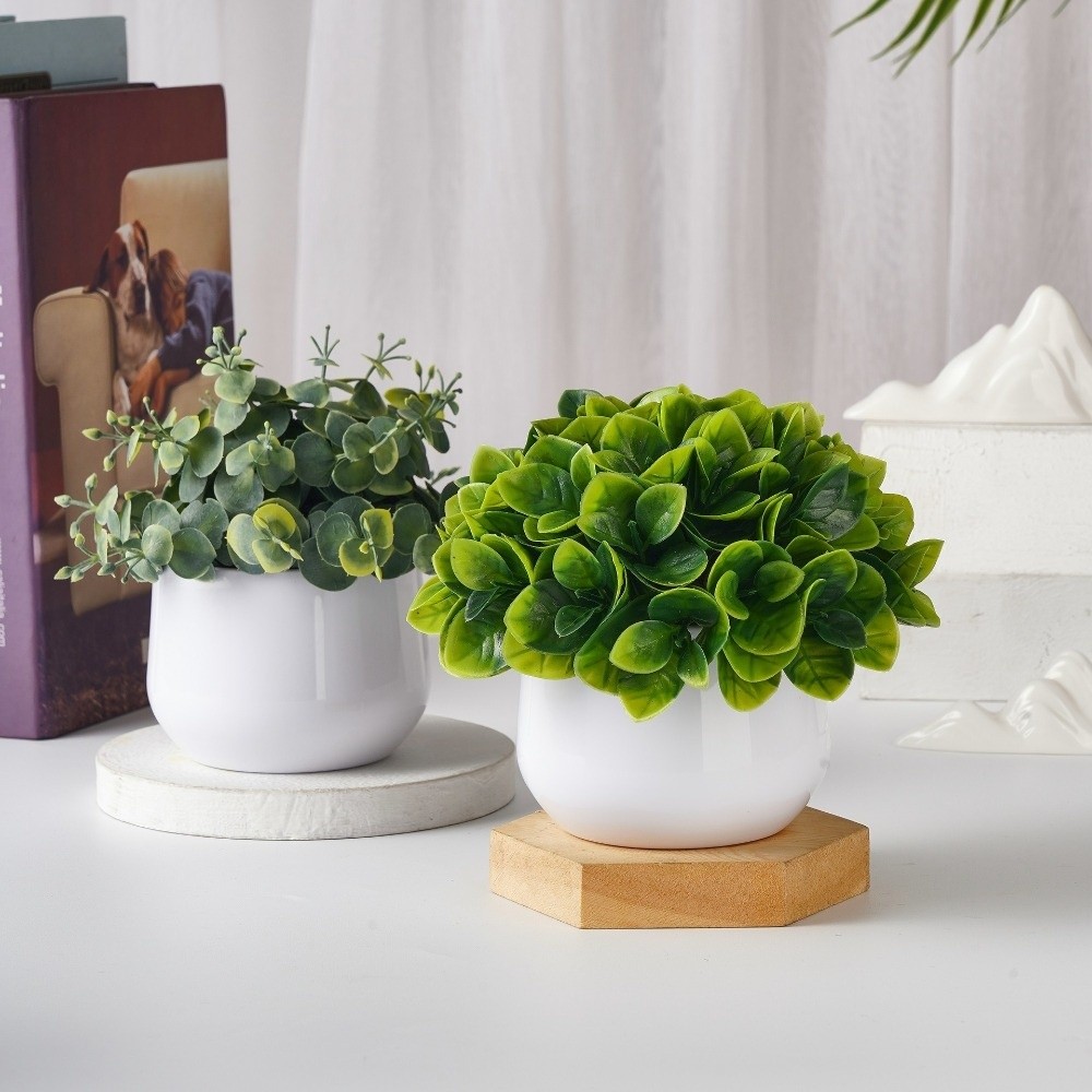 Simulation Plastic Plant Artif - Bonsai Garden Zen ulasan dan harga
