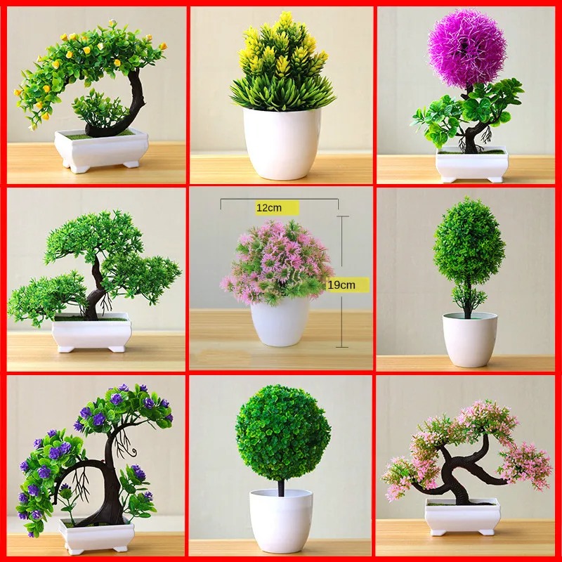 Artificial Small Tree Potted P - Bonsai Garden Ideas ulasan dan harga