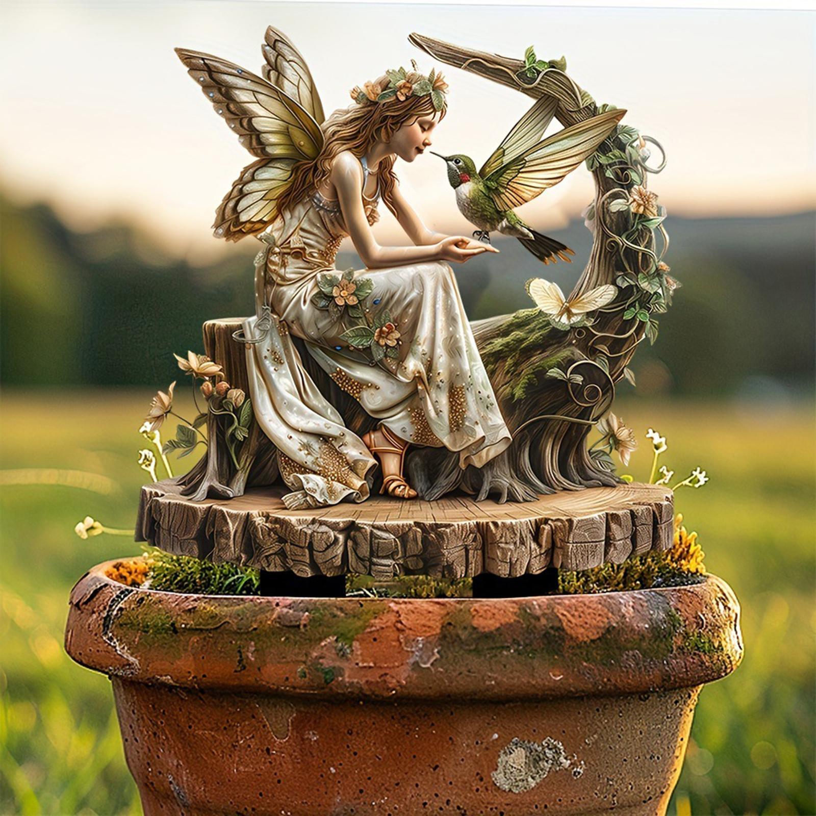 Fairy Decorative Garden Stake  - Bonsai Garden Ideas ulasan dan harga