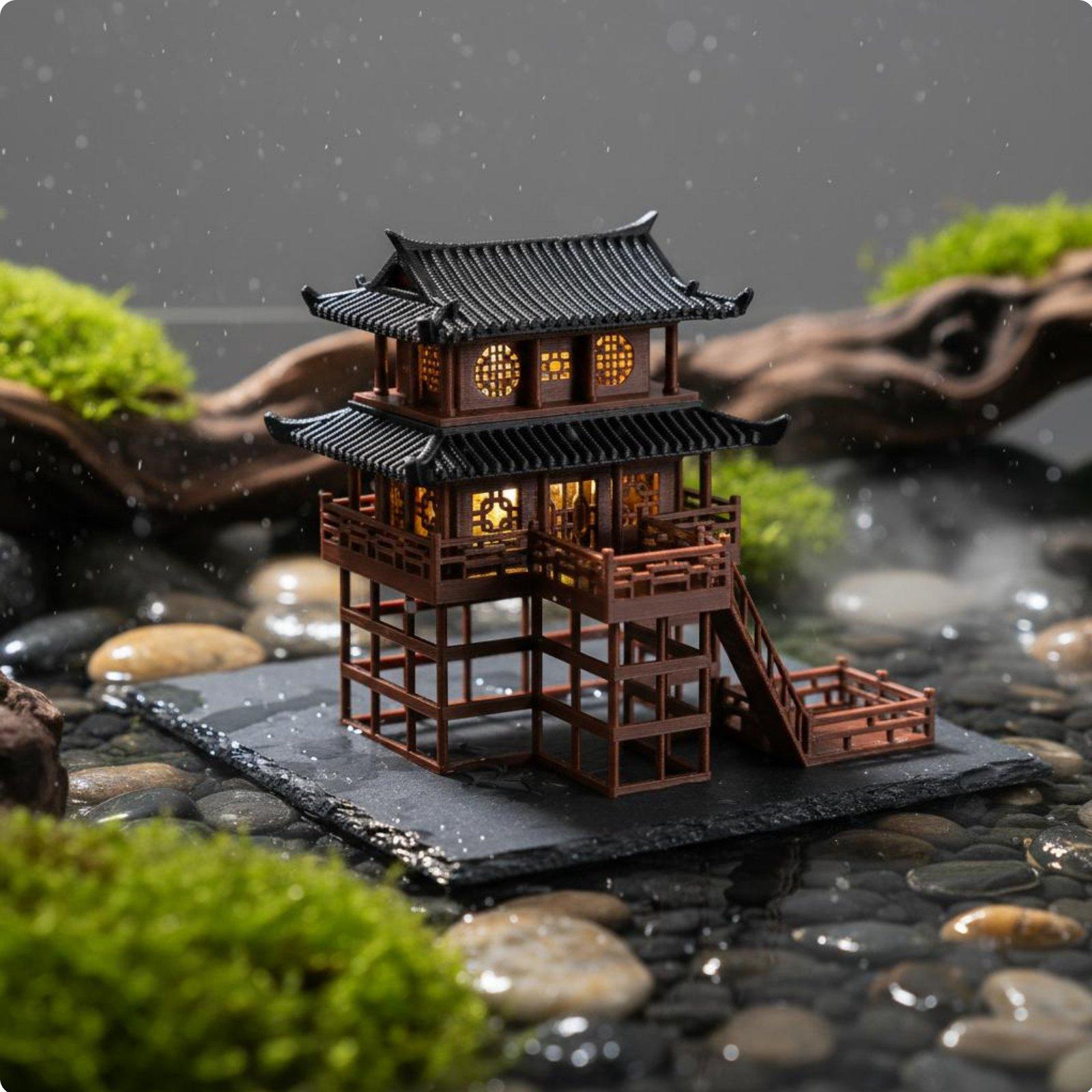 Bonsai House Tabletop Plastic  - Bonsai Garden Usa ulasan dan harga